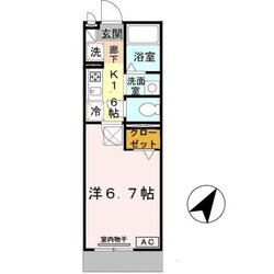 新長田駅 徒歩4分 1階の物件間取画像